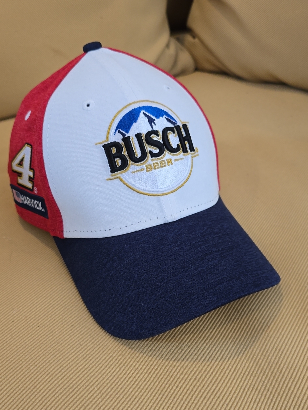 NASCAR Red and Navy 9FORTY Cap Interior Detail